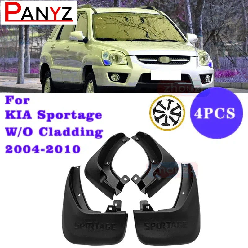 Car Front Rear Mud Flaps Mudguards For  KIA Sportage 2004-2023 2008 2009 2010 Mudflap  Fenders