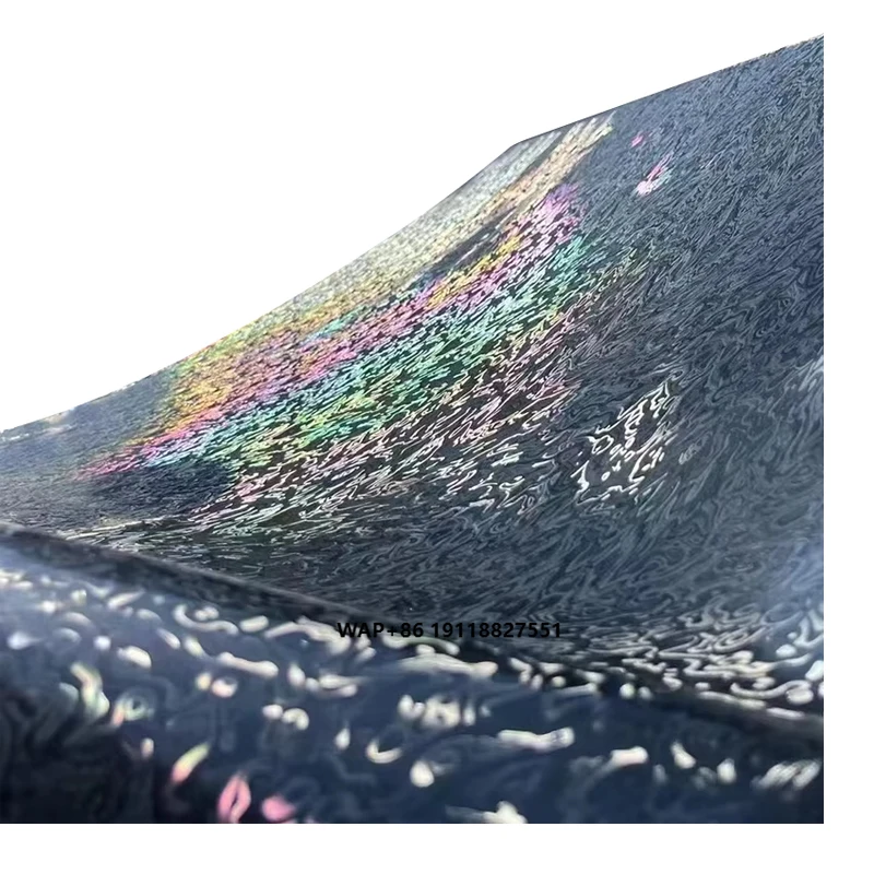 

PET DYNO Damascus Black Carbon Fiber Wrap Film 3-Year Warranty Black Color Car Stickers for Auto Body Interior Decoration