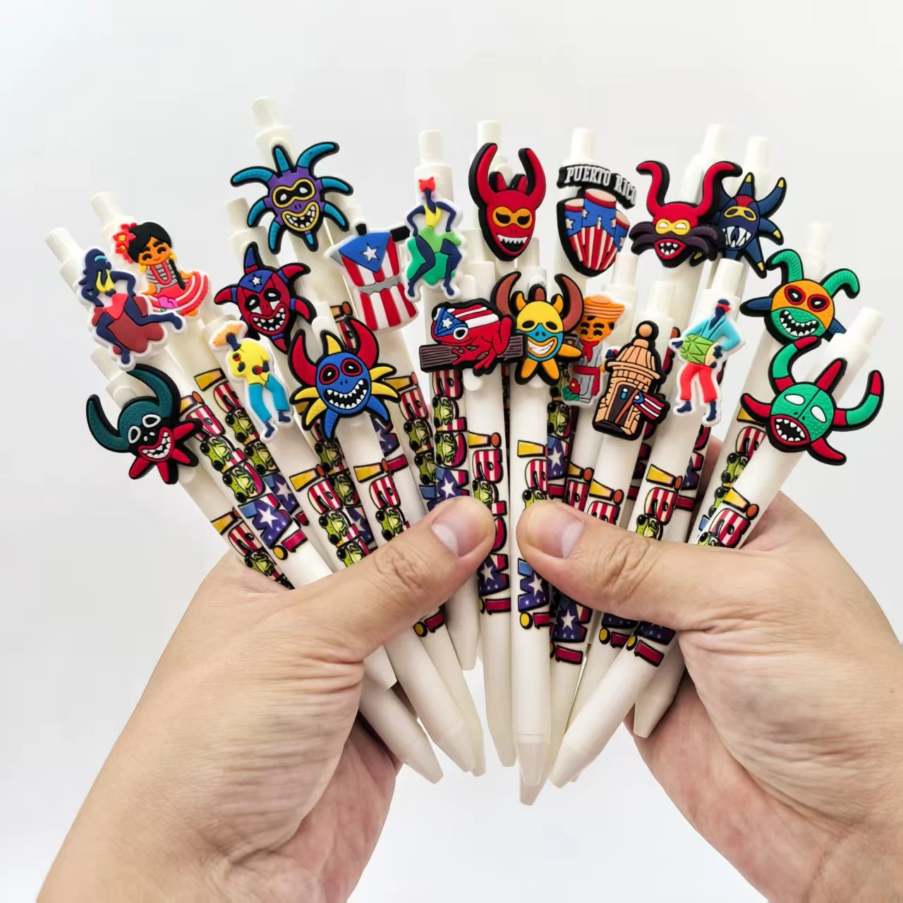 

10 шт./20 шт. шариковые ручки серии Пуэрто-Рико, ручки для подписи для студентов, канцелярские принадлежности для ежедневного офиса и учебы, подарочные ручки