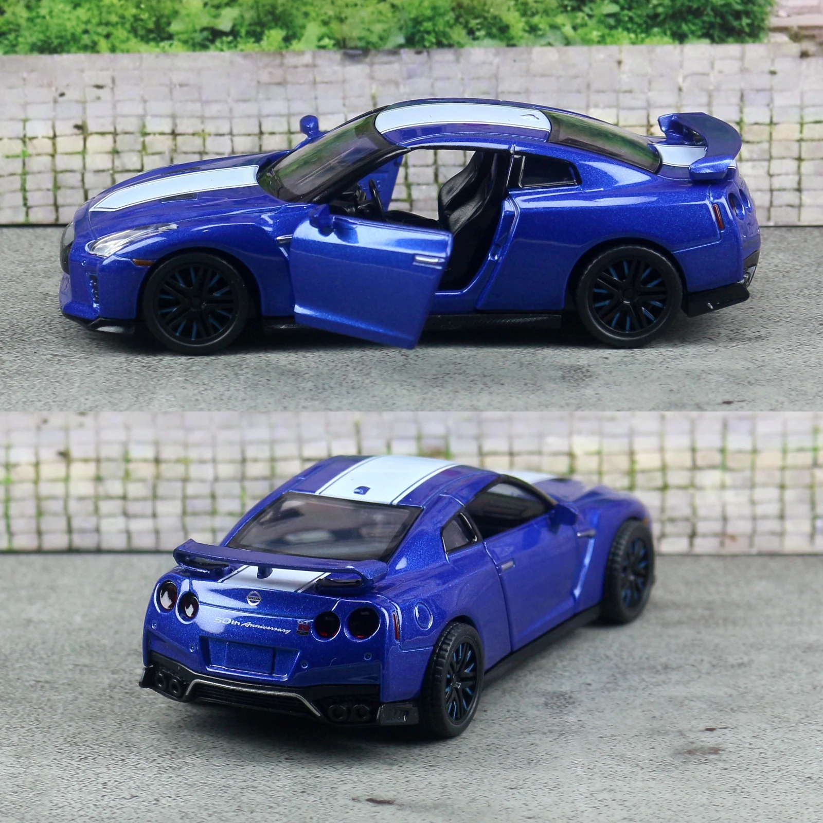 1/42 Nissan GT-R R35 Super Racing Toy Car Model CCA 1:43 Diecast