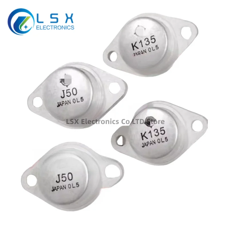 1 pair/2PCS 2SK135 2SJ50 OU 2SK134 + 2SJ49 OU 2SK133 + 2SJ48 MOS Field Effect Pair Triode TO-3 160V 7A Brand New Original