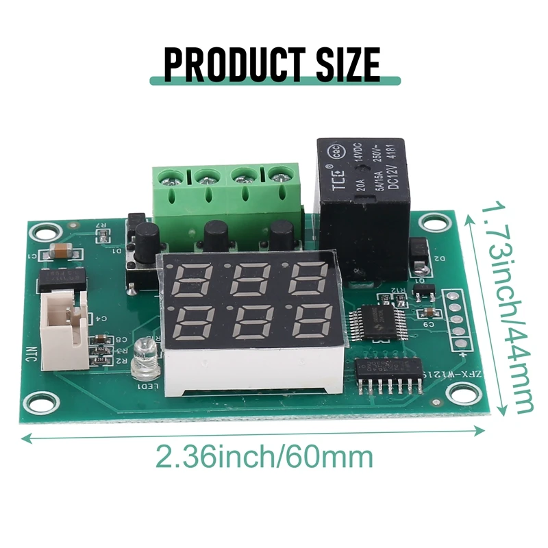 DC12V XH-W1219 Высококачественный датчик NTC, регулятор, модуль датчика, регулятор температуры, термостат-ABJU