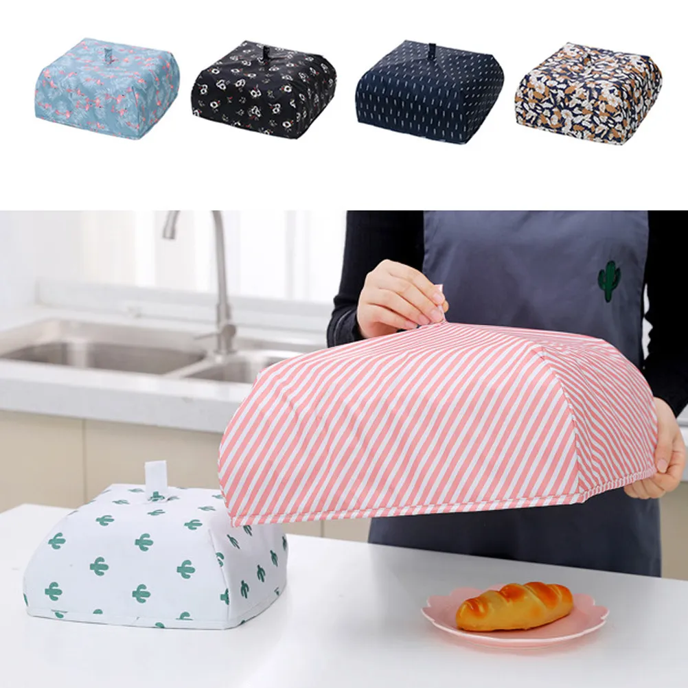 Elastic Food Covers Foldable for Outdoor Delicious Insulation Plates Cake Covering