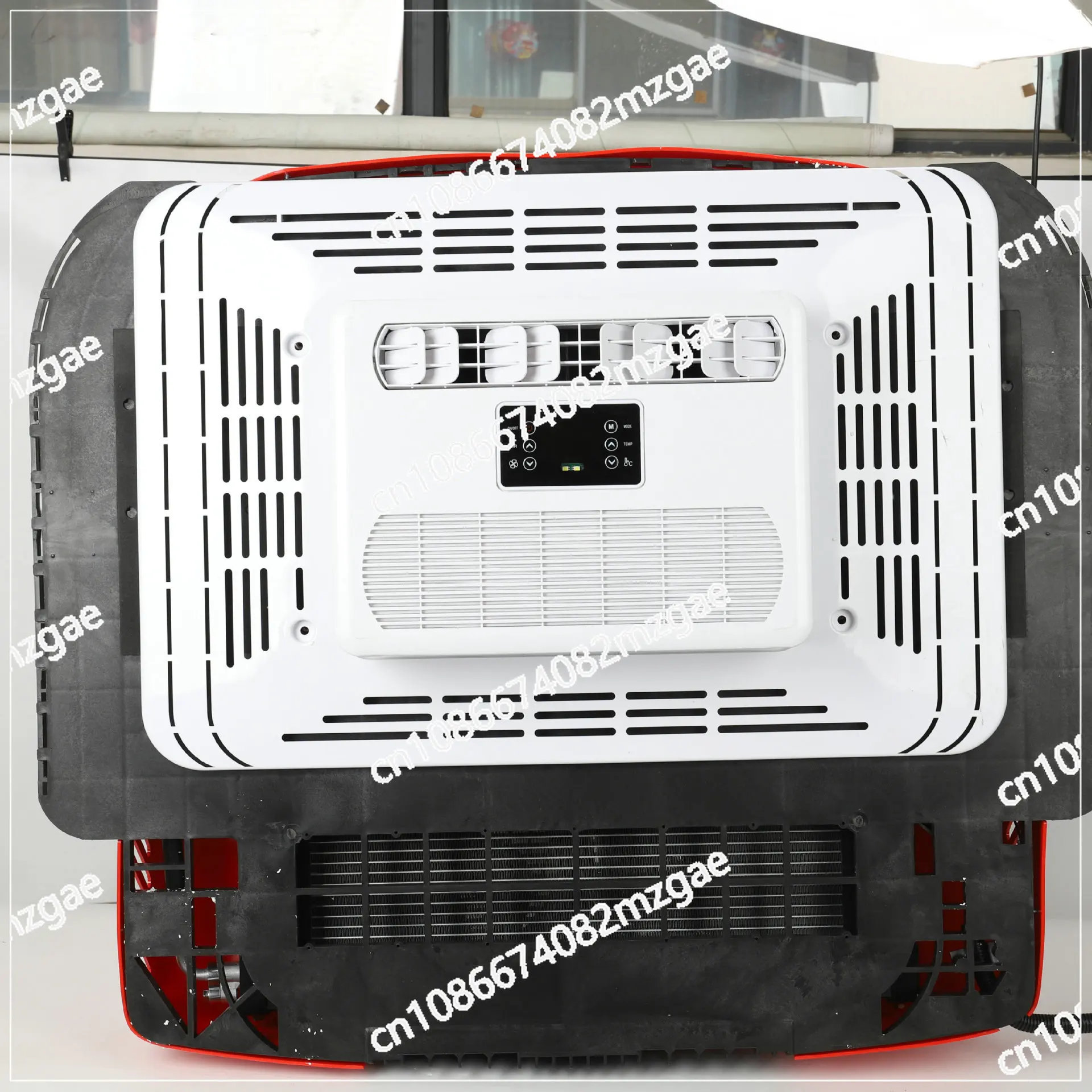 24V/12V DC Inverter Parking Air Conditioner for Trucks, Electric Energy-Saving Cooling System for Excavator & Loader