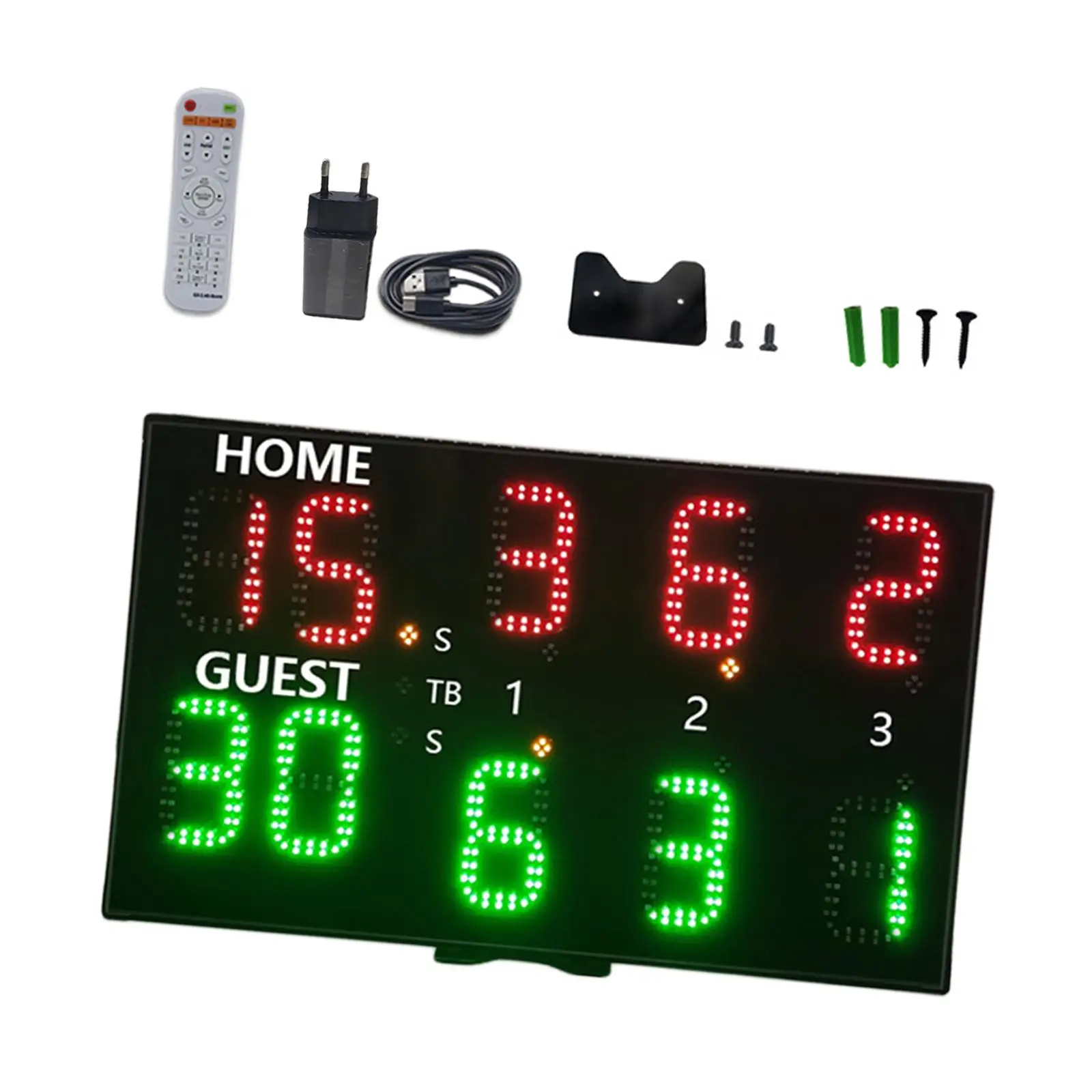 

Digital Scoreboard Multifunctional Scoring Board Electronic Scoreboard for Soccer Competition Table Tennis Basketball Football