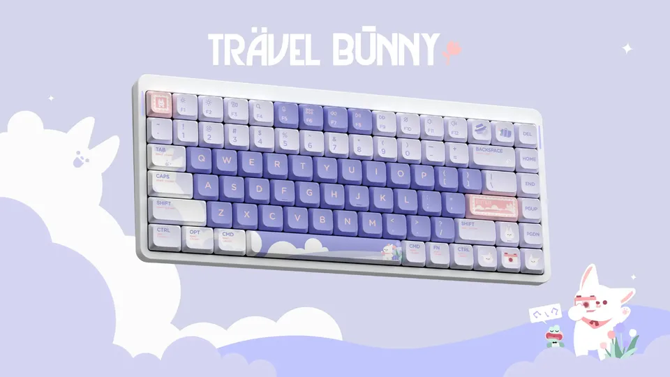 NuPhy トラベルバニー PBTキーキャップ