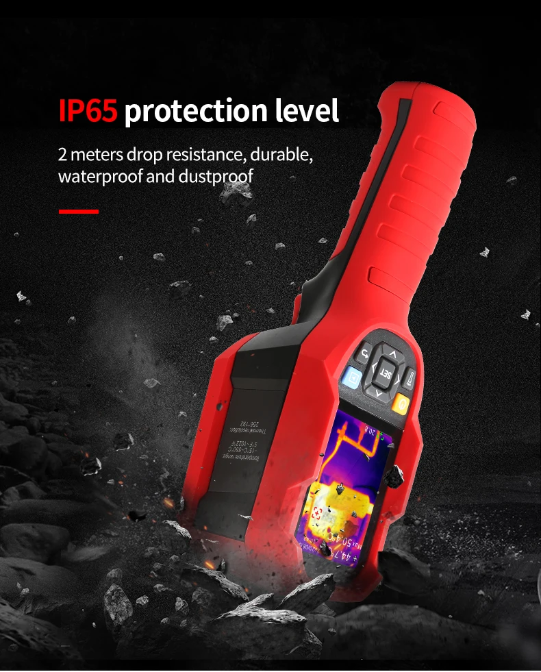 UNI-T UTi260B Thermal Camera 256x192 IP65 -20 to 550C Infrared Imager PCB Circuit Repair HVAC Floor Heating Diagnostic