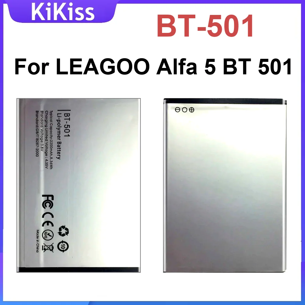 

Аккумулятор для мобильного телефона высокой емкости с быстрой зарядкой Bt-501 для Leagoo Alfa 5 2200 мАч