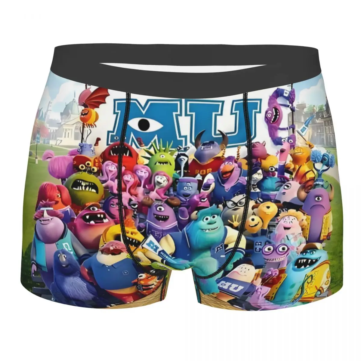 

Anime Monsters University Underwear Men Printed Cartoon Children's Comedy Film Boxer Shorts Panties Briefs Breathable Underpants