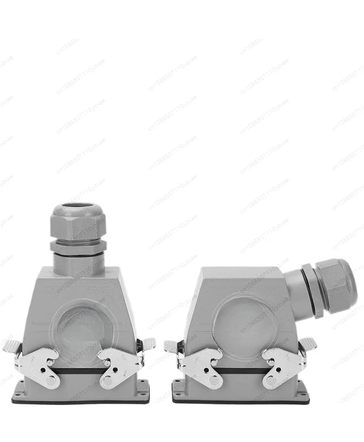 Industrial Waterproof 12 Pin Connector - 80A Heavy Duty Rectangular Aviation Plug Socket for Machinery, HDC-HK-4/8