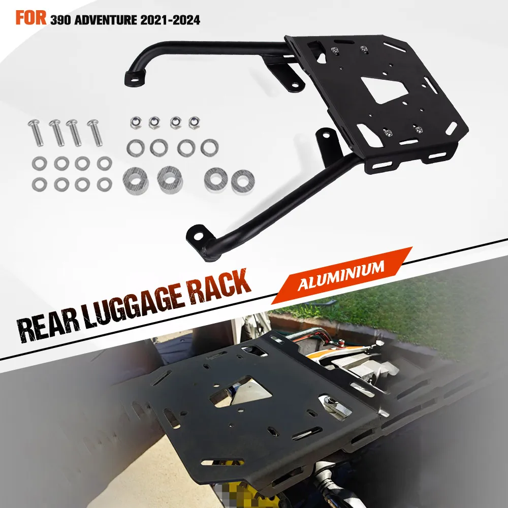 

Motorcycle Rear Luggage Rack Cargo Rack For 390 ADVENTURE Luggage Holder Bracket Extension Support 390Adv 2021 2022 2023 2024