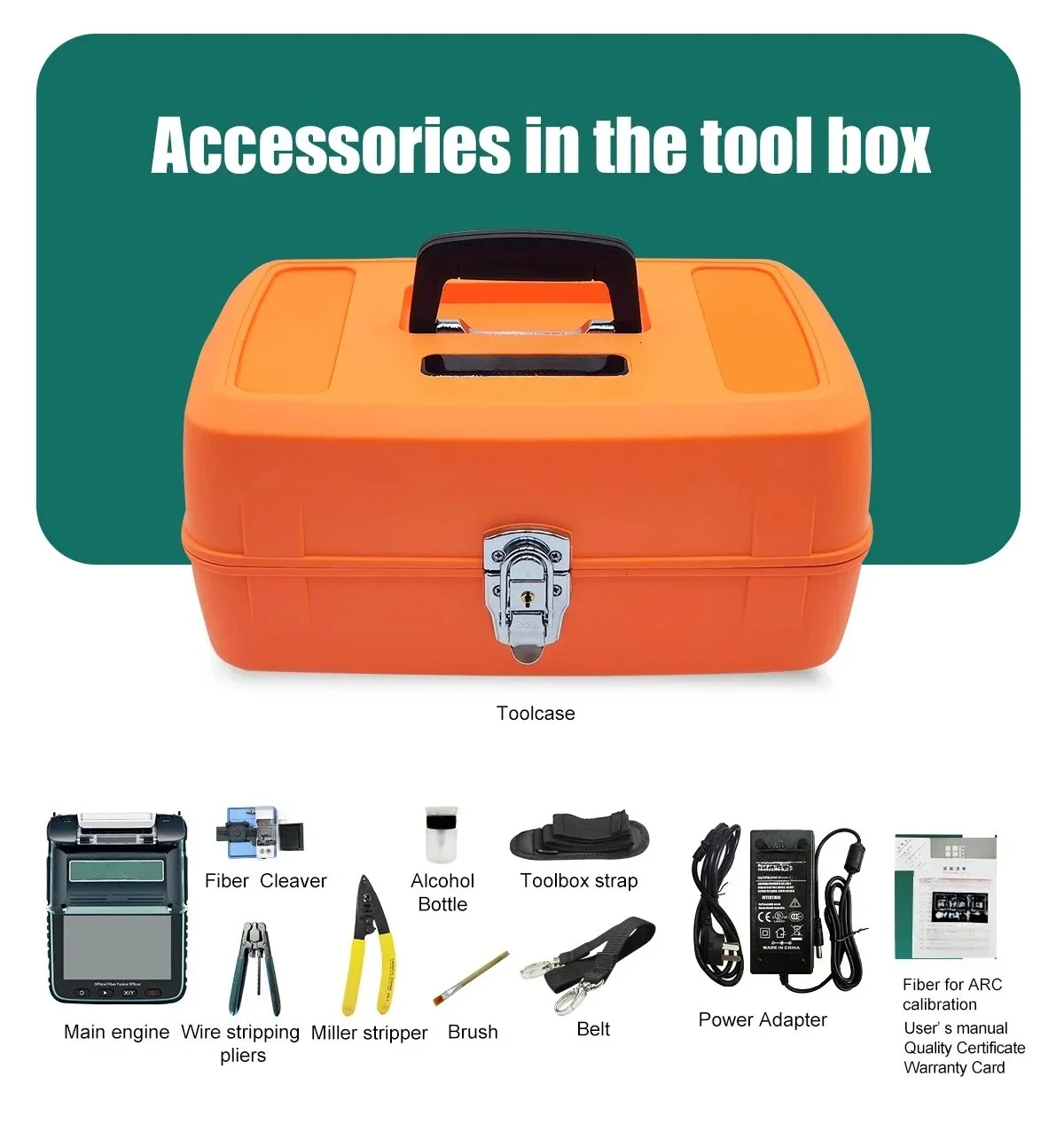 

AI-6A+ Automatic Fiber Optic Splicing Machine Optical Fiber Fusion Splicer with OPM VFL function