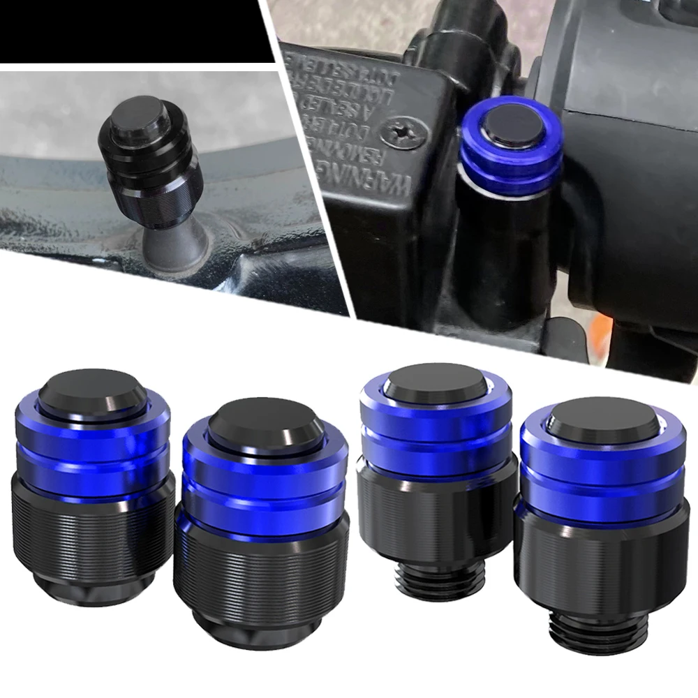 

For Suzuki INTRUDER 800 1400 1500 1990-2004 2003 2002 Motorcycle Rearview Mirror Plug Hole Screw Cap Tire Valve Stem Caps Cover