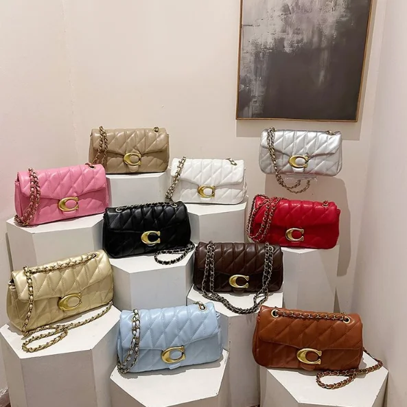 

Популярная модная женская сумка с роскошным дизайном и цепочкой на плечо, модная и элегантная универсальная сумка с диагональю