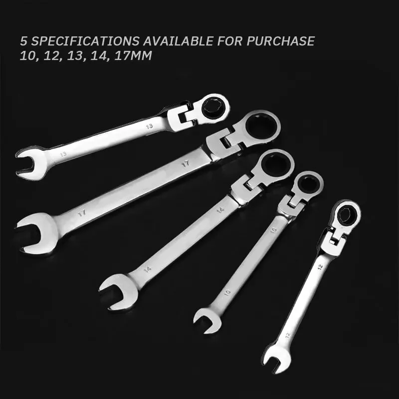 

Automatic Fast And Labor-Saving Dual-Use Open-Ended Universal 72-Tooth Ratchet Wrench Movable Head Open Plummer