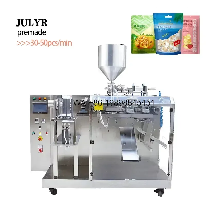 Wmwmnu Automatic Liquid Pouch Filling Sealing Packaging for Honey Sauce Oil Ketchup Tomato Paste Yogurt Juice Jam