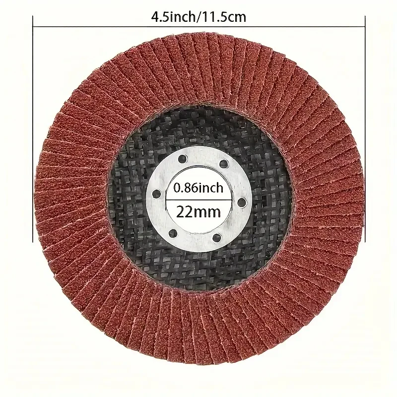 4.5 inch zirconia wing blade 40-120 grinding wheel blade, 7/8