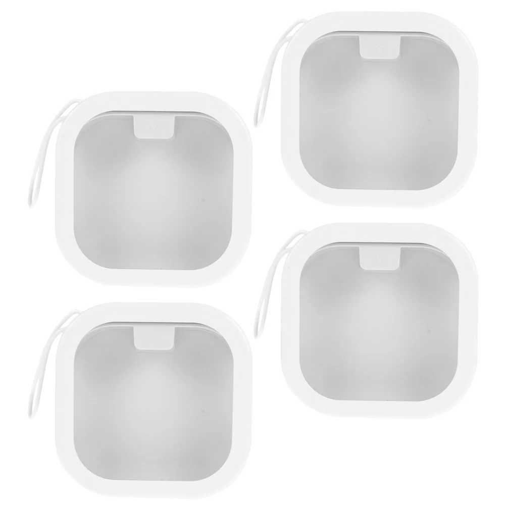 

4Pcs Multi-Function Portable Hair Clip Organizer Storage Box Jewelry Organizer Tpe Plastic Earring Case Hair Box