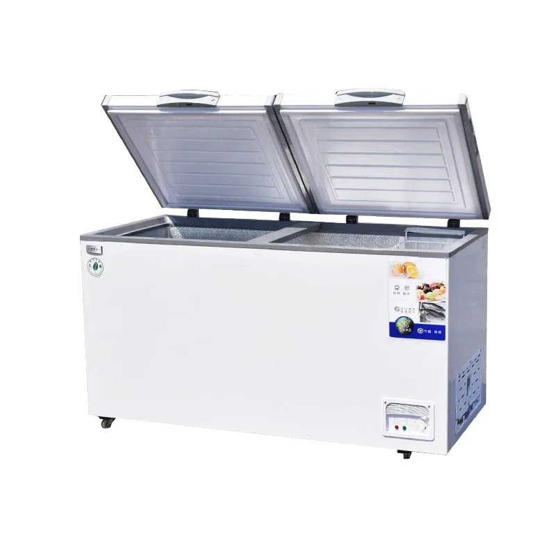 

Horizontal freezer, commercial freezer, large-capacity refrigerated and frozen quick-frozen dual-temperature refrigerator