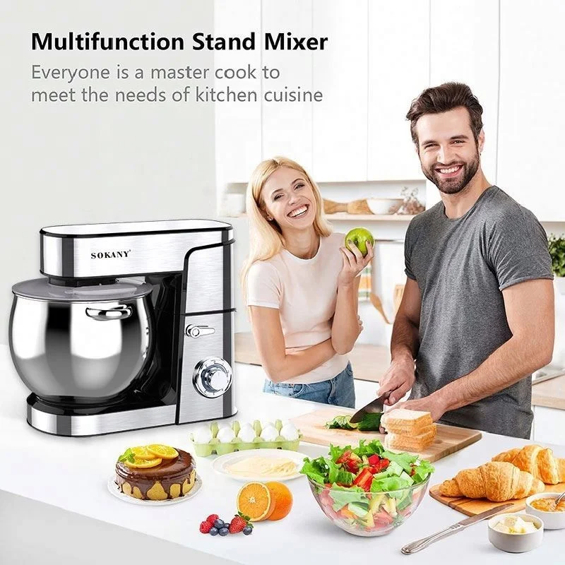 Intelligent Baking Equipment Stainless Steel Body 13L Vertical Food Mixer Mixer