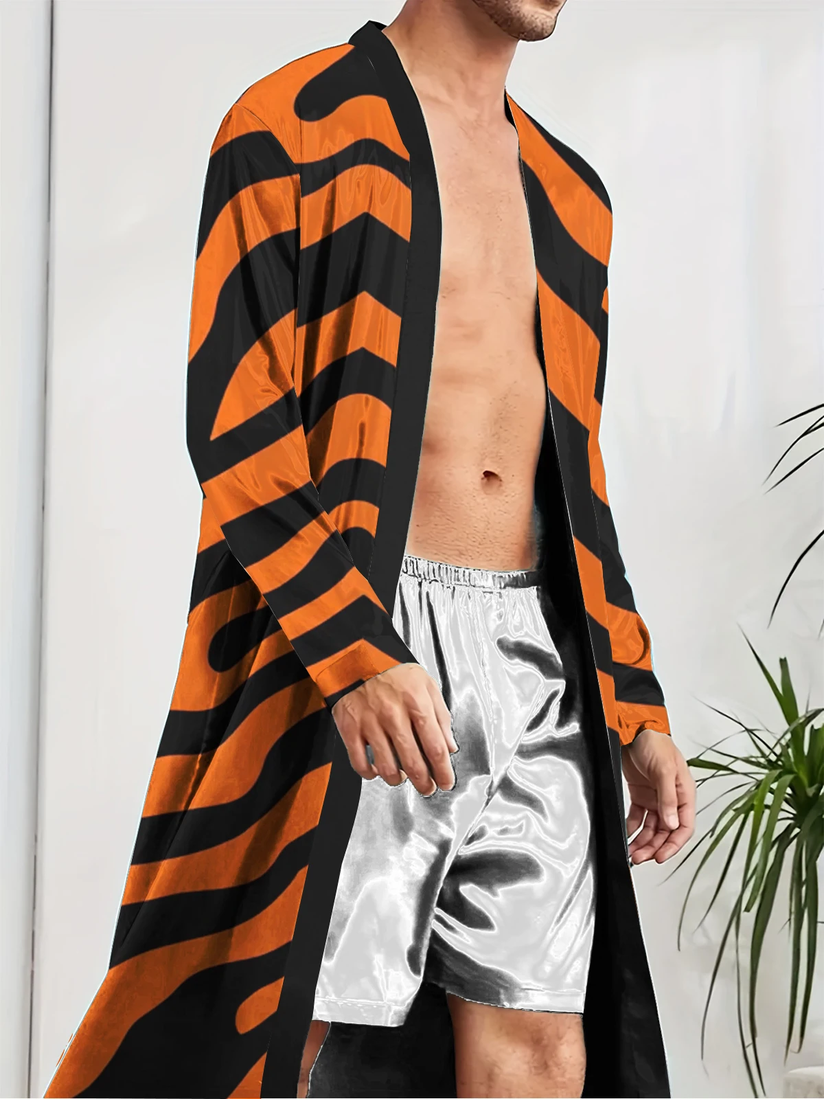 

1pcs Men's Robes 2026 Spring/Summer Shower robe Bathrobe men Breathable Funny pajamas Robes Graphic Bathrobe man 3D Printed