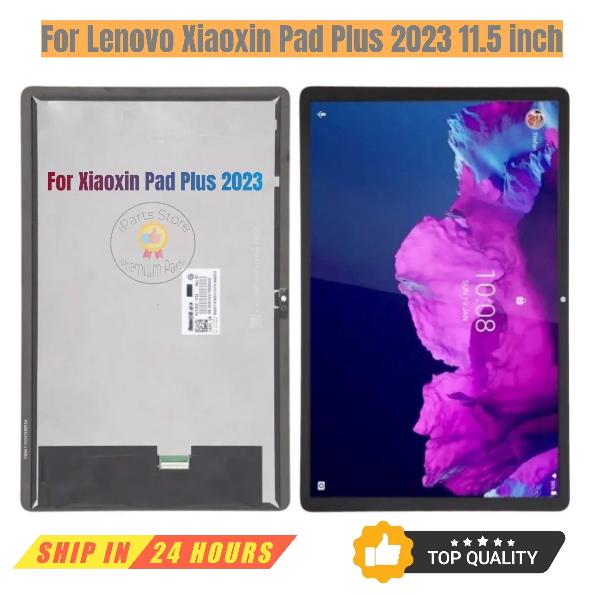 

Сменный ЖК-дисплей iParts, сенсорный экран в сборе для Lenovo Xiaoxin Pad Plus 2023 11,5 дюйма, черные запчасти для ремонта