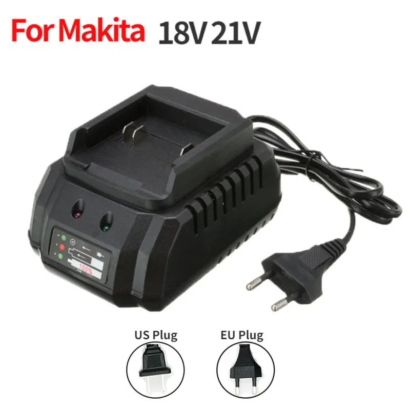 Tragbare Batterie Ladegerät Ersatz Für Makita 18V 21V Li-Ion BL1415 BL1420 BL1815 BL1830 BL1840 BL1860 Elektrische Bohrer Grinder