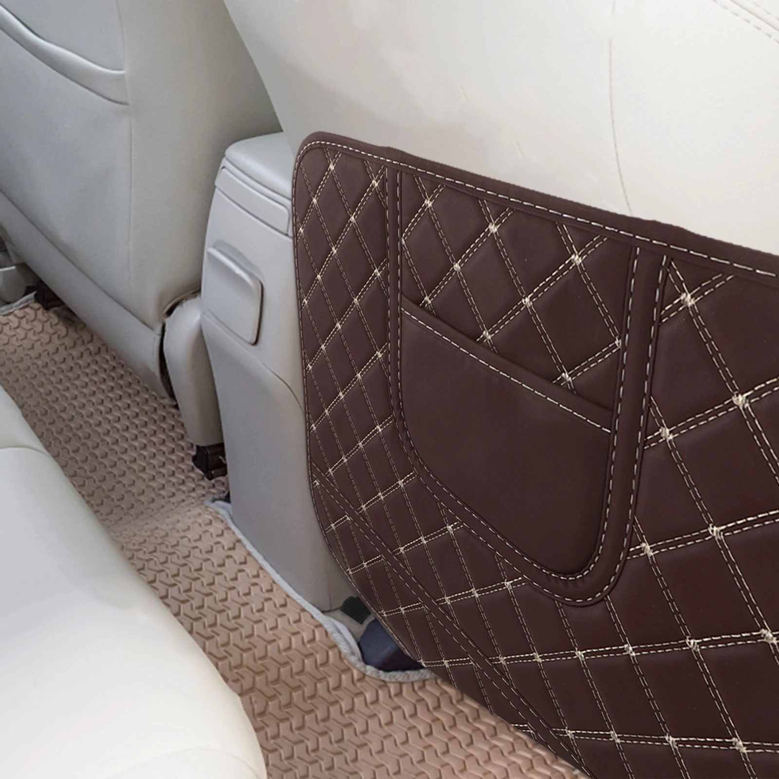 

Seat Kick Pad Back Seat Protector Car Mat Anti-Scratch Dirt Mud for Upholstery Auto Vehicle Rear Front Seats