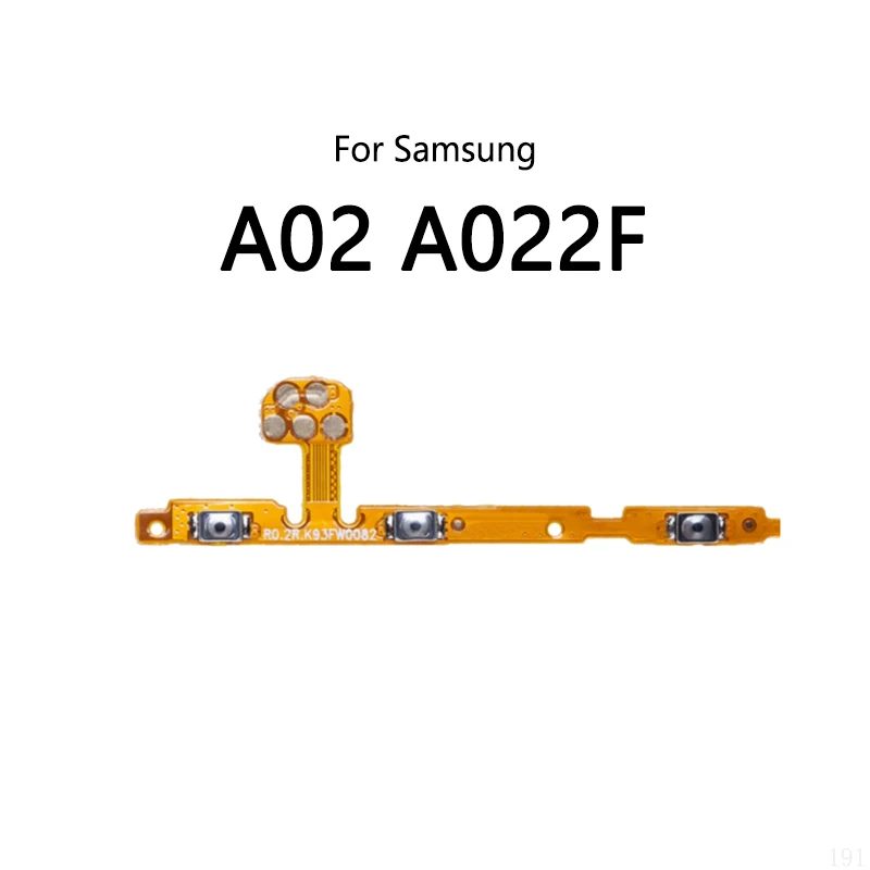 Power Button Switch Volume Mute Button On / Off Flex Cable For Samsung A02 A02S A12 A125F A22 4G 5G A225F A32 A325F A42 A52 A72