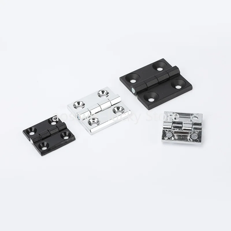 10pcs 2020 3030 3040 4040  Zinc Alloy Hinge for Aluminum Profile Hinge Door Hinge  Connector Black Or Sliver Color