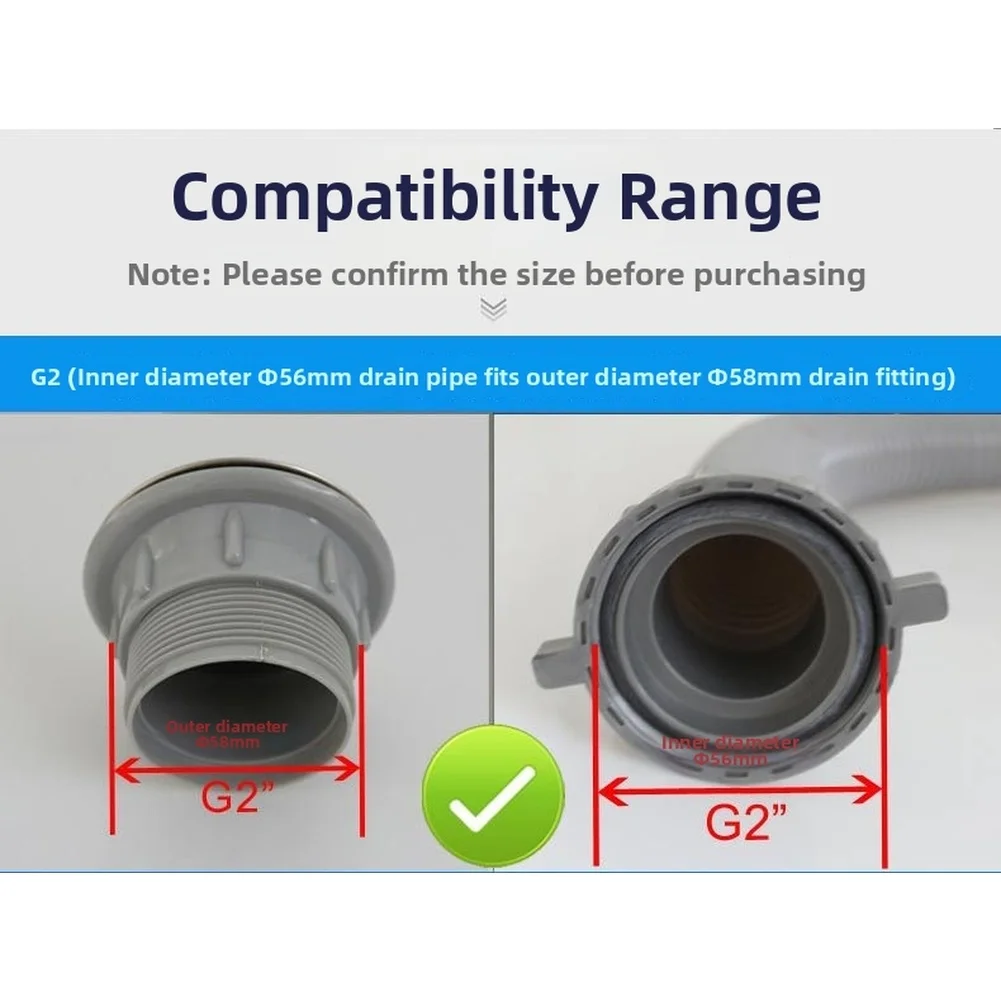 PP+PVC Sewer Pipe with 45mm Internal Diameter Optimized for Gravity-Fed Drainage Systems in Standard Kitchen Layouts