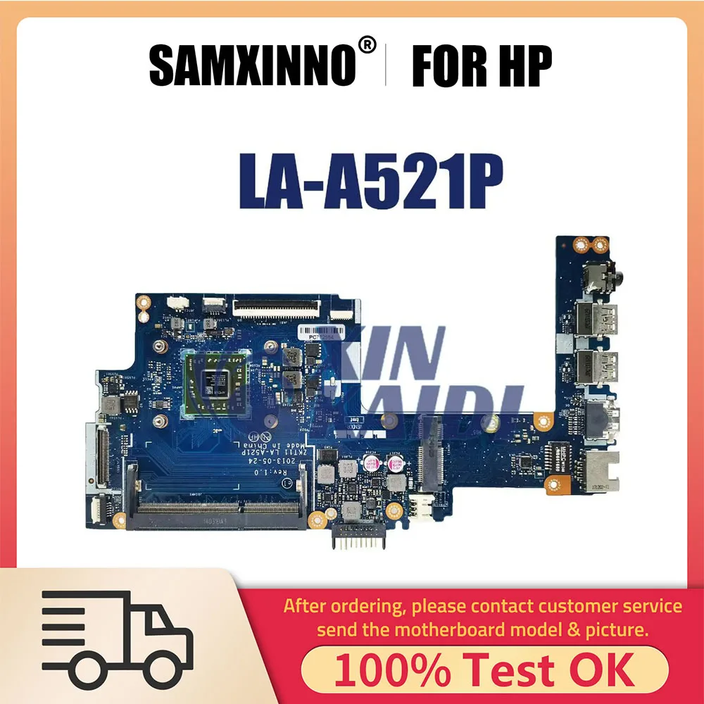 

Notebook Mainboard For HP Pavilion 11-E 744185-001LA-A521P 744189-001 Laptop Motherboard A4-1250 AMD CPU