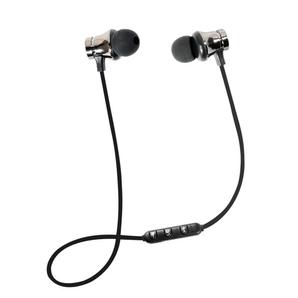 

Magnetic Headset Wireless Headphones Sports Earphone Earpiece Car Earphones 10m Range Superb Sound Compatible Devices