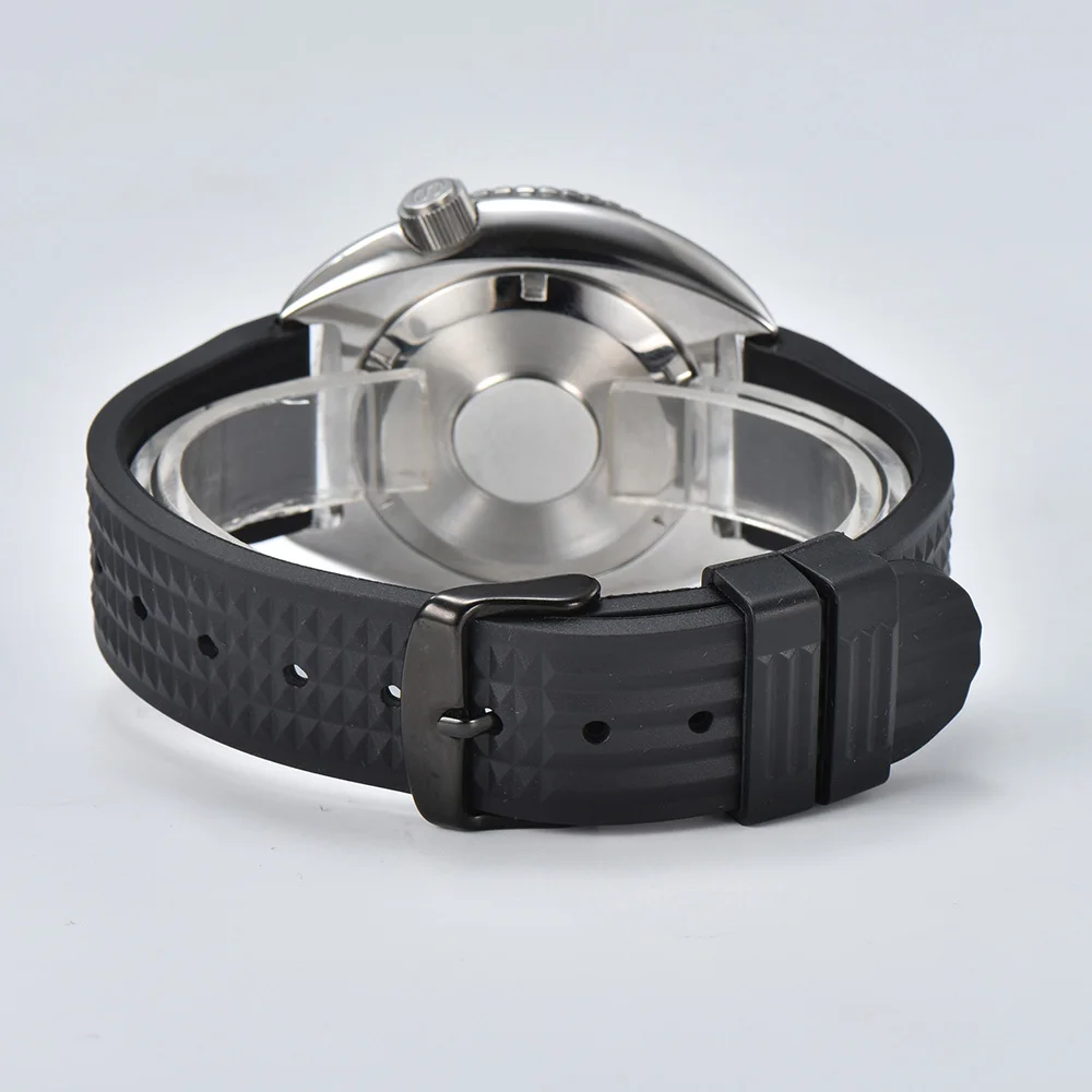 42mm NH36 PROSPEXX turtle wristwatches for men with Japanese genuine NH36 automatic movement rubber strap can customize logo