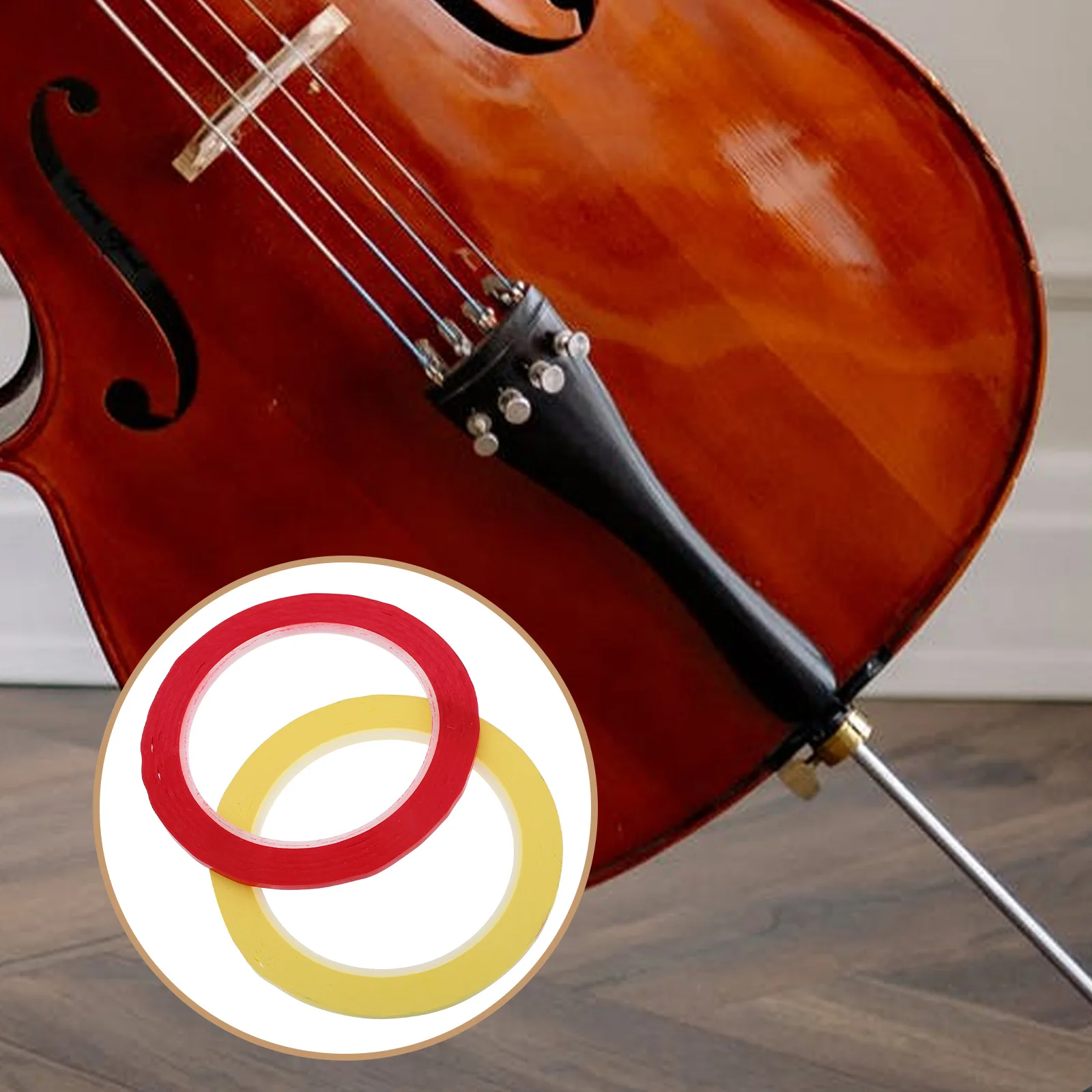 

2pcs 2 Rolls Violin Fingerboard Tape Cello Finger Guide Sticker Beginner Finger Positioning Tape Music Supplies For Violin Cello