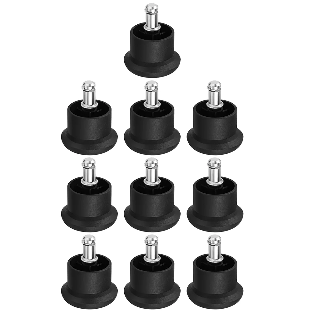 

10 Pcs Chair Fixed Foot Pad Stool Stopper Rolling Accessories Office Mat Floor Chairs Plug Glides