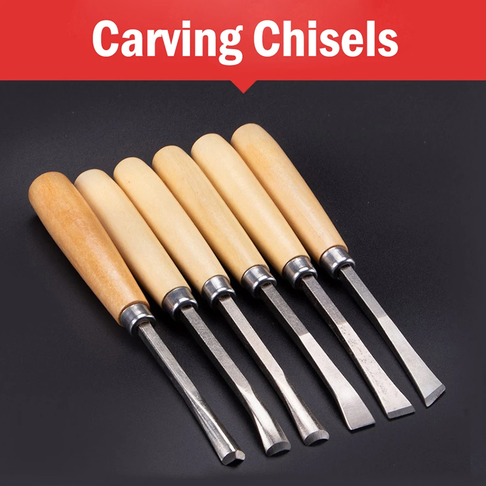 Hand Tool Wood Carving Chisel Personality Style Wood Carving Chisels Carving Chisels DIY Tool For Woodcut Steel