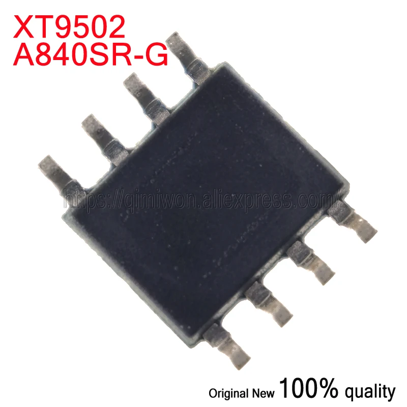 5pcs/1Lot XT9502 XT9502A840SR-G SOP-8 New and Original in Stock Two-cell lithium battery charge management IC chip