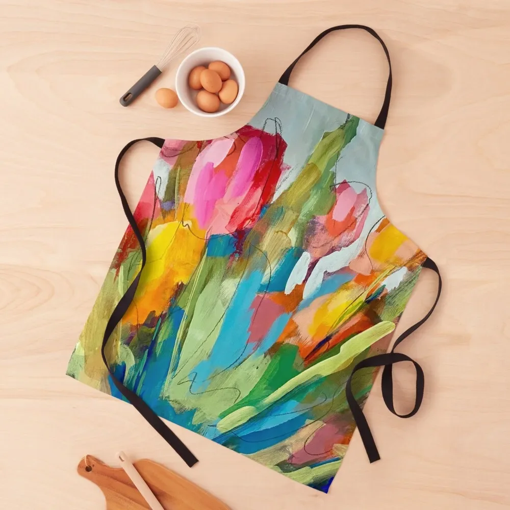 

TULIP DECONSTRUCTED Apron For Women Kitchen Women Kitchen custom women's kitchen Items Apron
