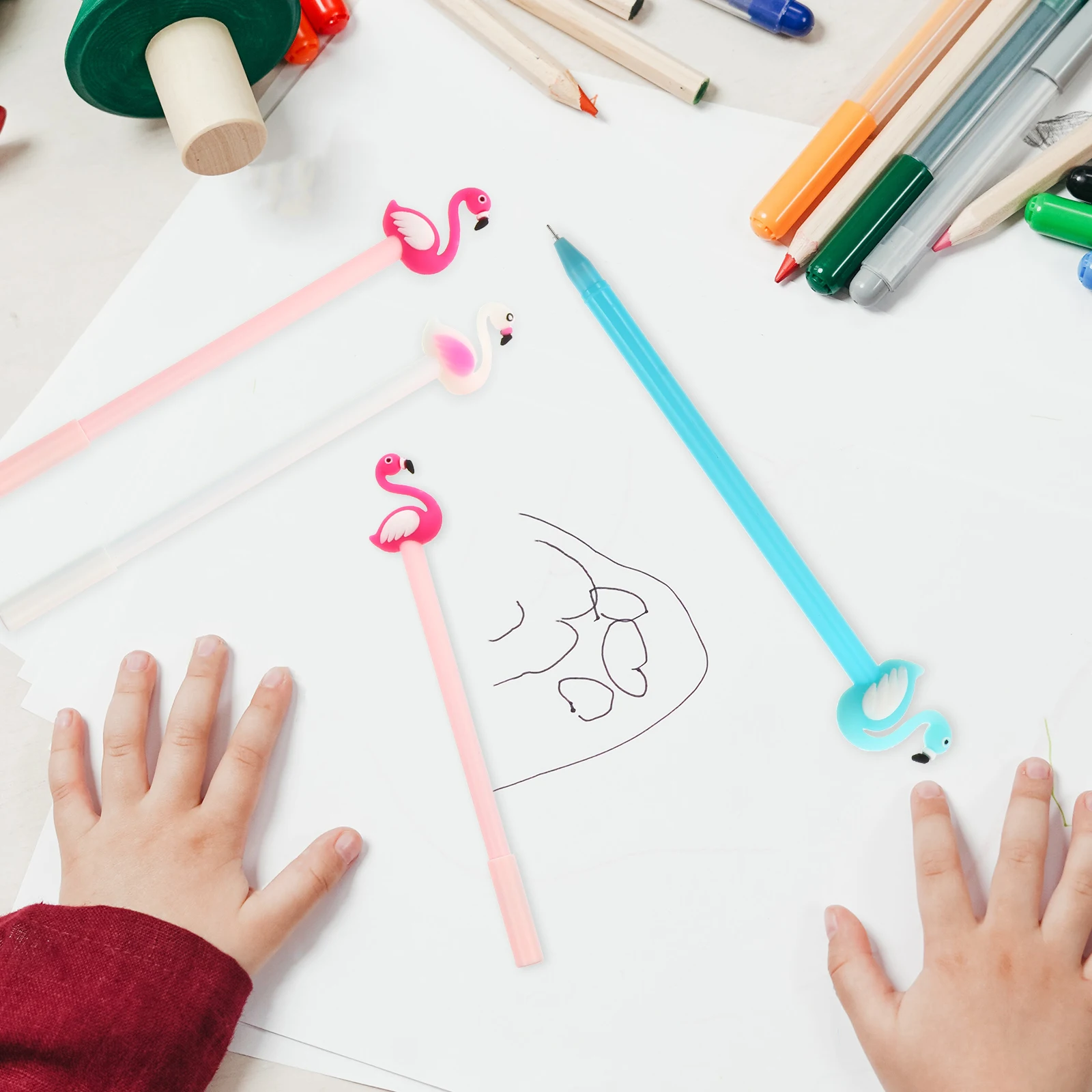 

10 шт. карбоновая ручка креативная гелевая офисная фирменная шариковая ручка с лебедиными чернилами для студентов