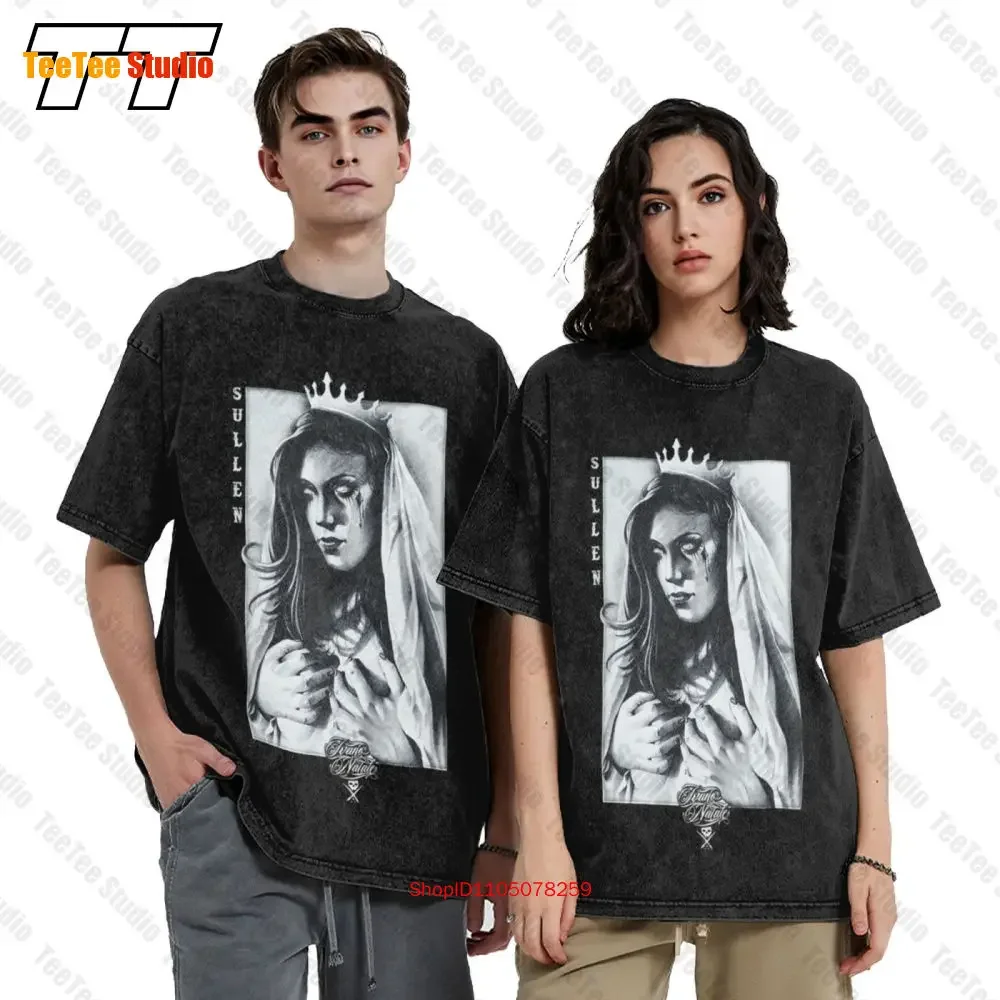 Sullen Ivano Queen Apparel Tattooed Vintage Oversized T-Shirt R1AU