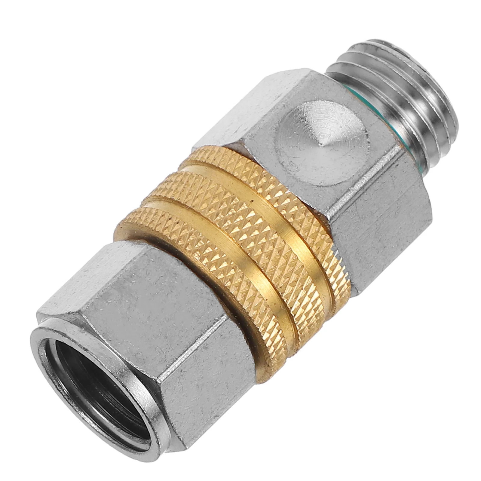 

1Pcs Quick Connect Pressure Washer Hose Adapter 360degree Rotation Durable Brass High Pressure Compatible Fittings