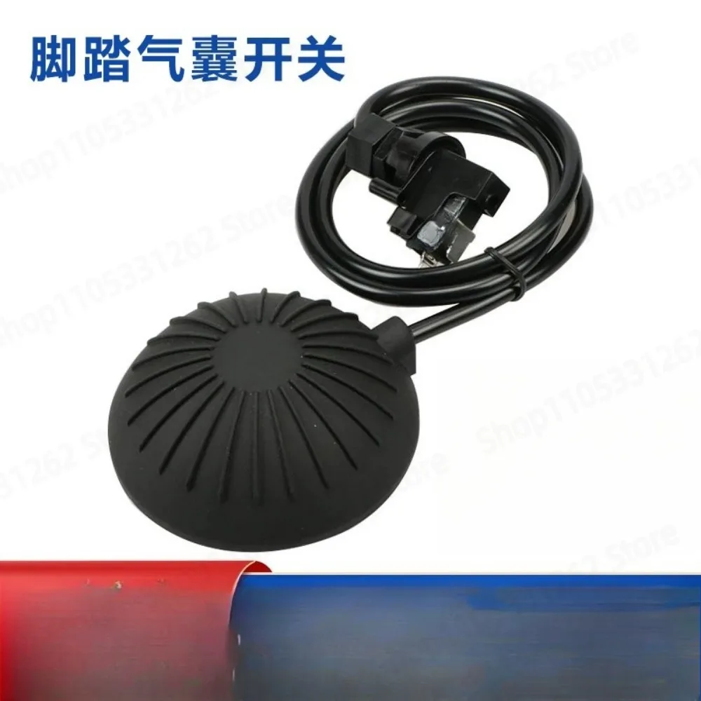 Foot Pneumatic Switch Hand Push Button Self Locking Momentary with Air Hose for Cannon Cleaning Machine