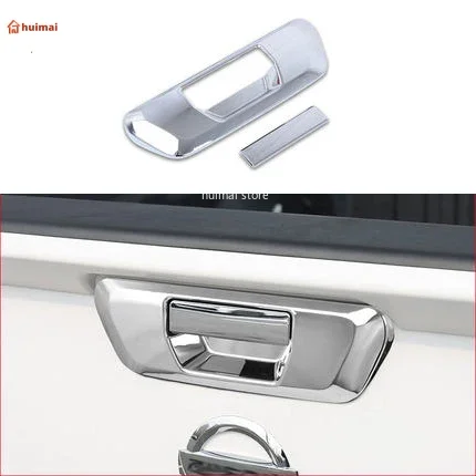 

Для Nissan Navara NP300 ST 2014-2020 ABS углеродное волокно задний багажник дверная ручка крышка чаши Отделка Декор Автомобильные аксессуары