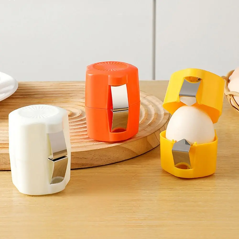 Portable Cute Egg Shell Opener Stainless Steel Separator Egg Opening Machine Household Upgraded Eggshell Opening For Raw Eggs