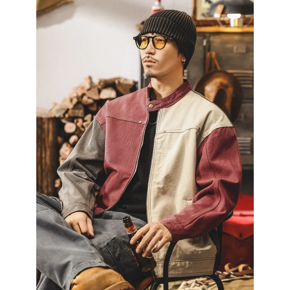 

Men's Spring and Autumn's new retro work jacket is a loose and trendy brand coat