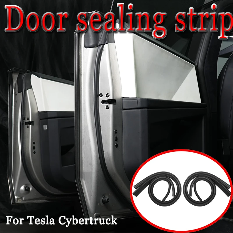 For Tesla Cybertruck Full Car Door Sill Sealing Strip Sound Insulation Noise Reduction Waterproof Sealing Strip Automotive Parts