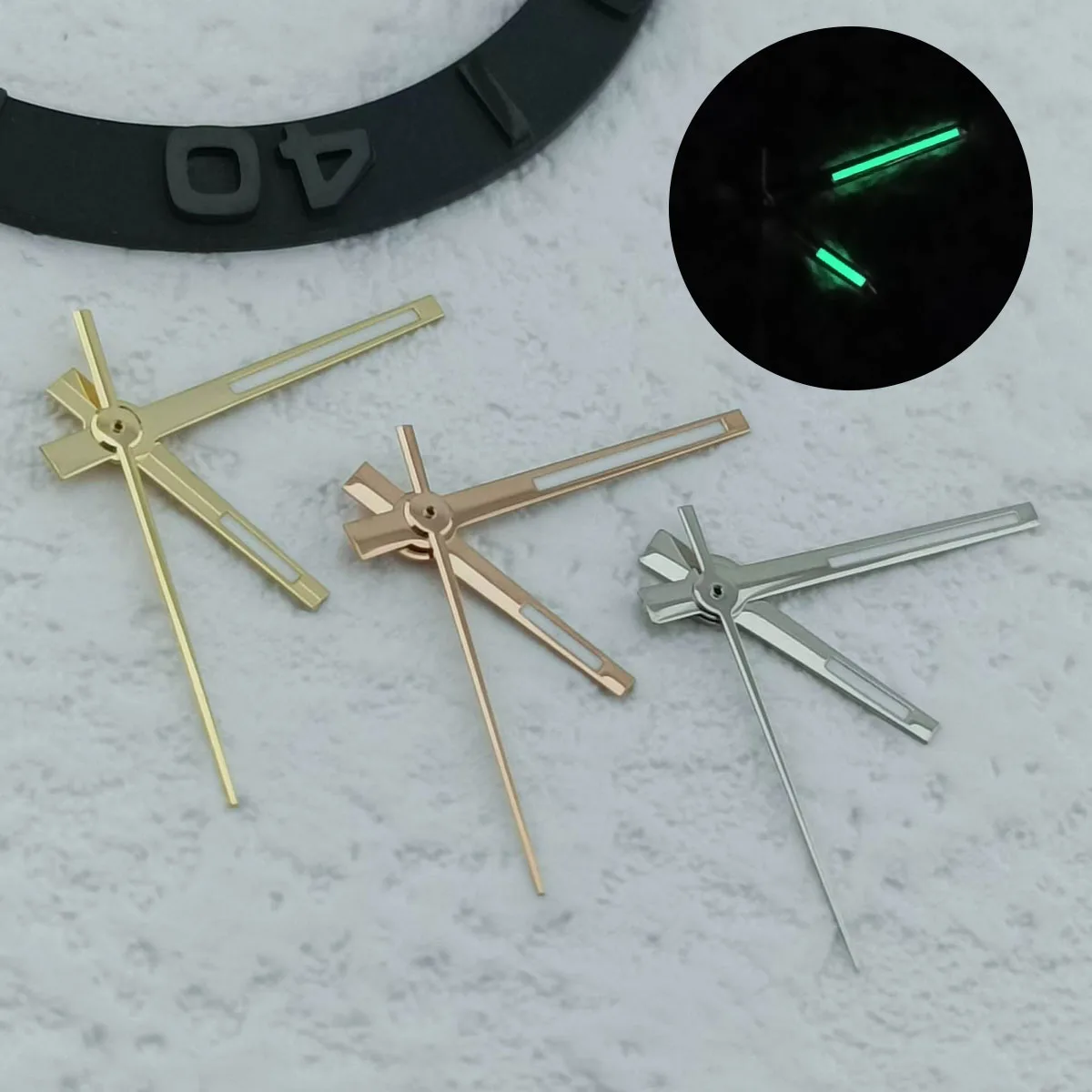 

NH35 Watch Hands Green Luminous Hands suitable for NH35/NH36/4R/7S movement