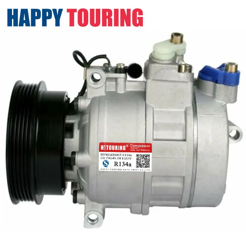 

7SBU16C AC Compressor 7SBU16C JPB500130 for Land Rover Freelander 2.5L 1996-2006 447220-8501 447220-8502 4472208501 4472208502