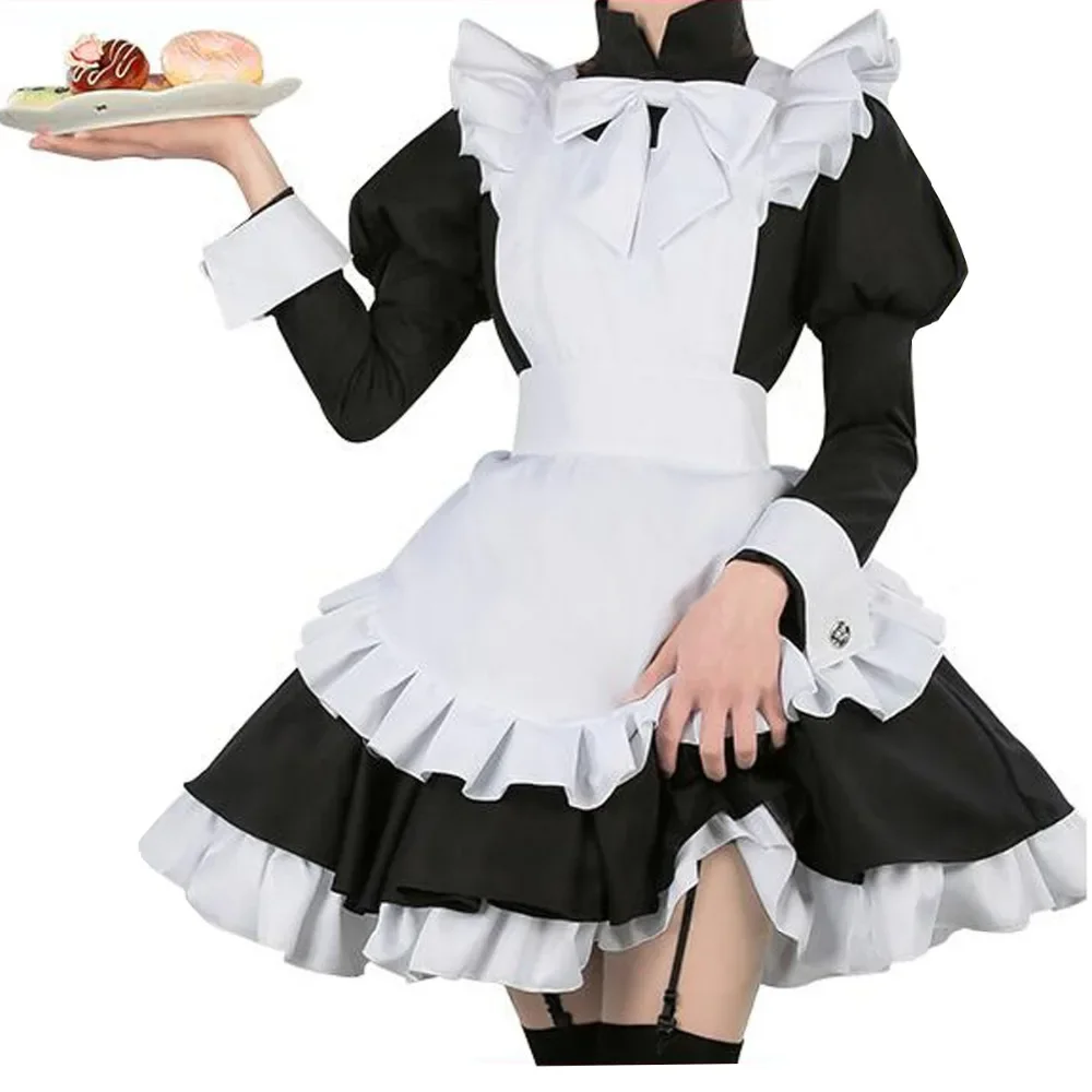 

Anime Astolfo Maid Outfit Lolita Dress party halloween Cosplay Costume Customized